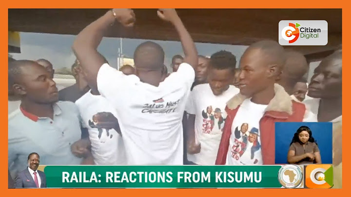 Failed Raila AUC chairmanship Bid: Reactions from Kisumu