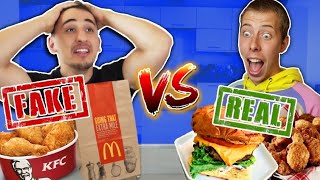 I Did The FAST FOOD VS REAL FOOD Challenge!