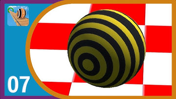 Rolling Sky: Balance Ball Race - Gameplay 07 - Roll Mode Level 1-5