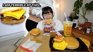 McDonald&#39;s Breakfast Mukbang - My horrible pregnancy diet...