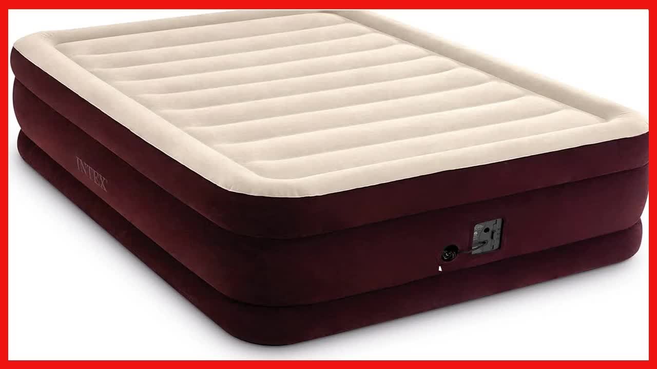 Great product -  Intex Dura-Beam Extra Series Raised Guest Airbed with Internal Electric Pump, 20in