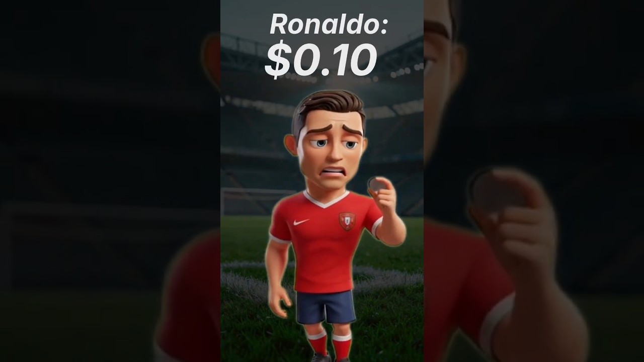 Ronaldo’s $0.10 BEAT Messi’s $100K? 😱 #RonaldoVsMessi
