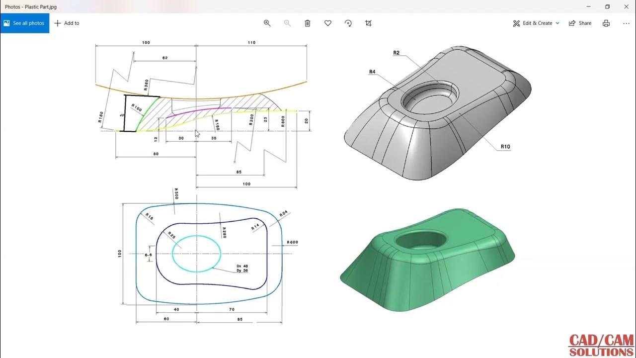 NX CAD Plastic Product Design YouTube