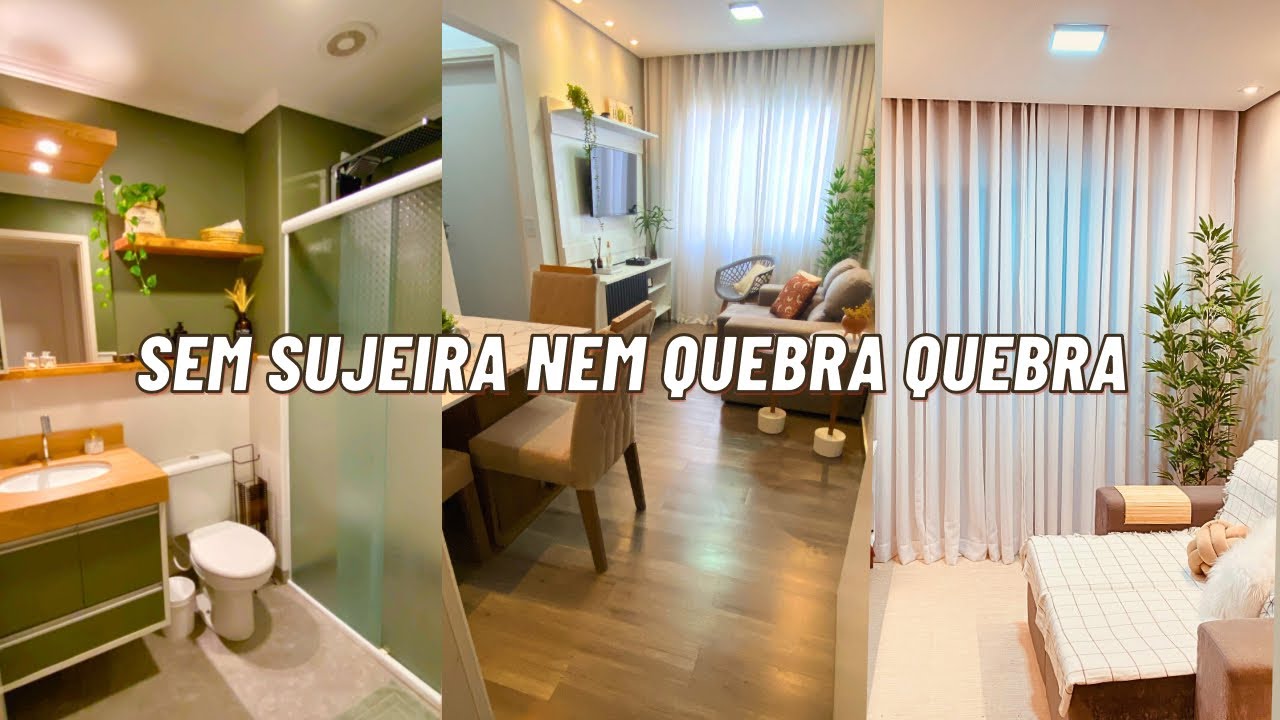 COMO CONSEGUIR MUDAR A CARA  E DECORAR UM APARTAMENTO PEQUENO GASTANDO MENOS POSSÍVEL