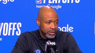Jamahl Mosley PostGame Interview | Orlando Magic vs Detroit Pistons
