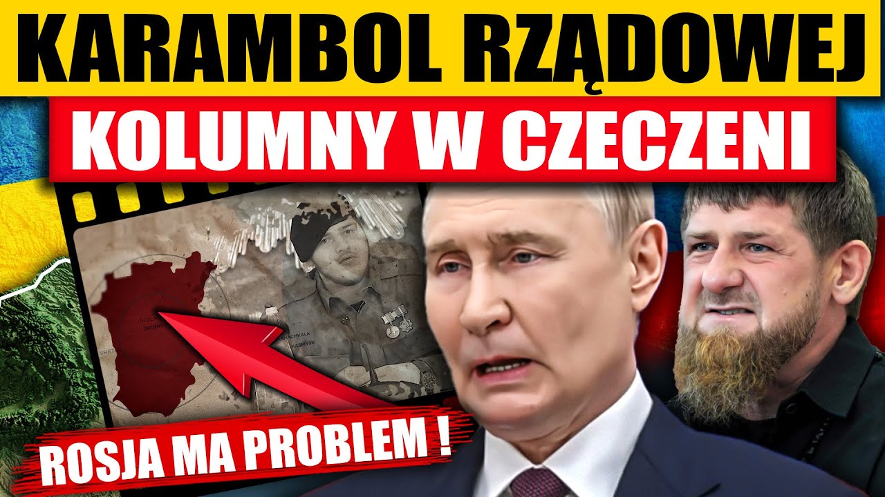 KARAMBOL RZĄDOWEJ KOLUMNY W CZECZENI - ROSJA MA PROBLEM