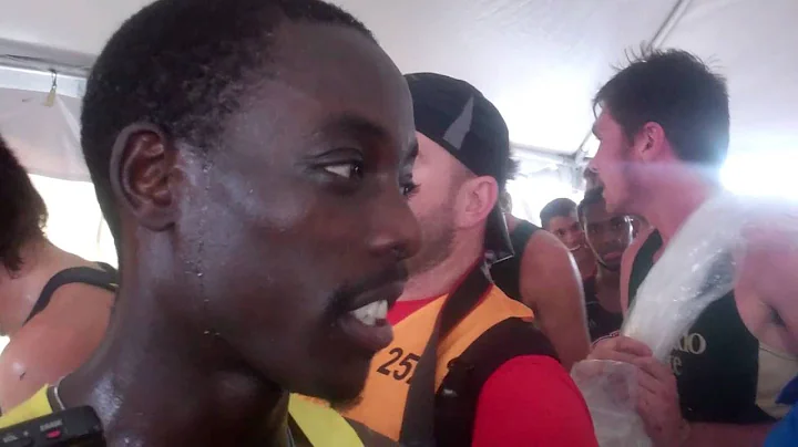 Edward Cheserek After Winning 2014 NCAA Cross Coun...