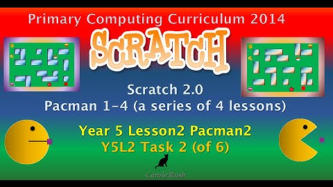 Y5L2 Pacman2 Task 2 (of 6) Scratch 2.0 Tutorial