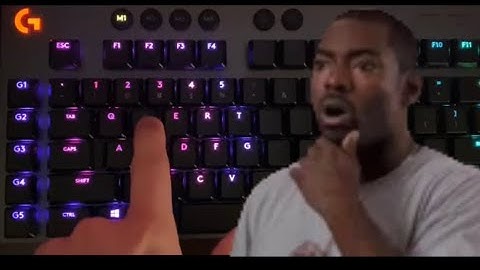 How to personalize the color of any Logitech keyboard (2020)