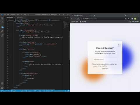 Cửa sổ đăng ký bật lên |Subscribe Pop Up | HTML & CSS DESIGN - YouTube