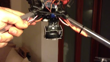 hobbyking multiwii 328p camera gimbal tilt test