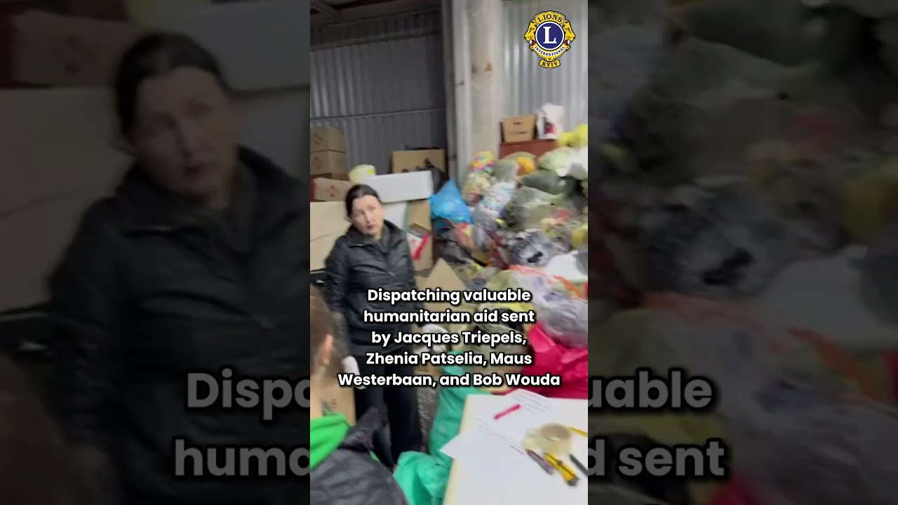 Dispatching humanitarian aid with Kyiv Lions