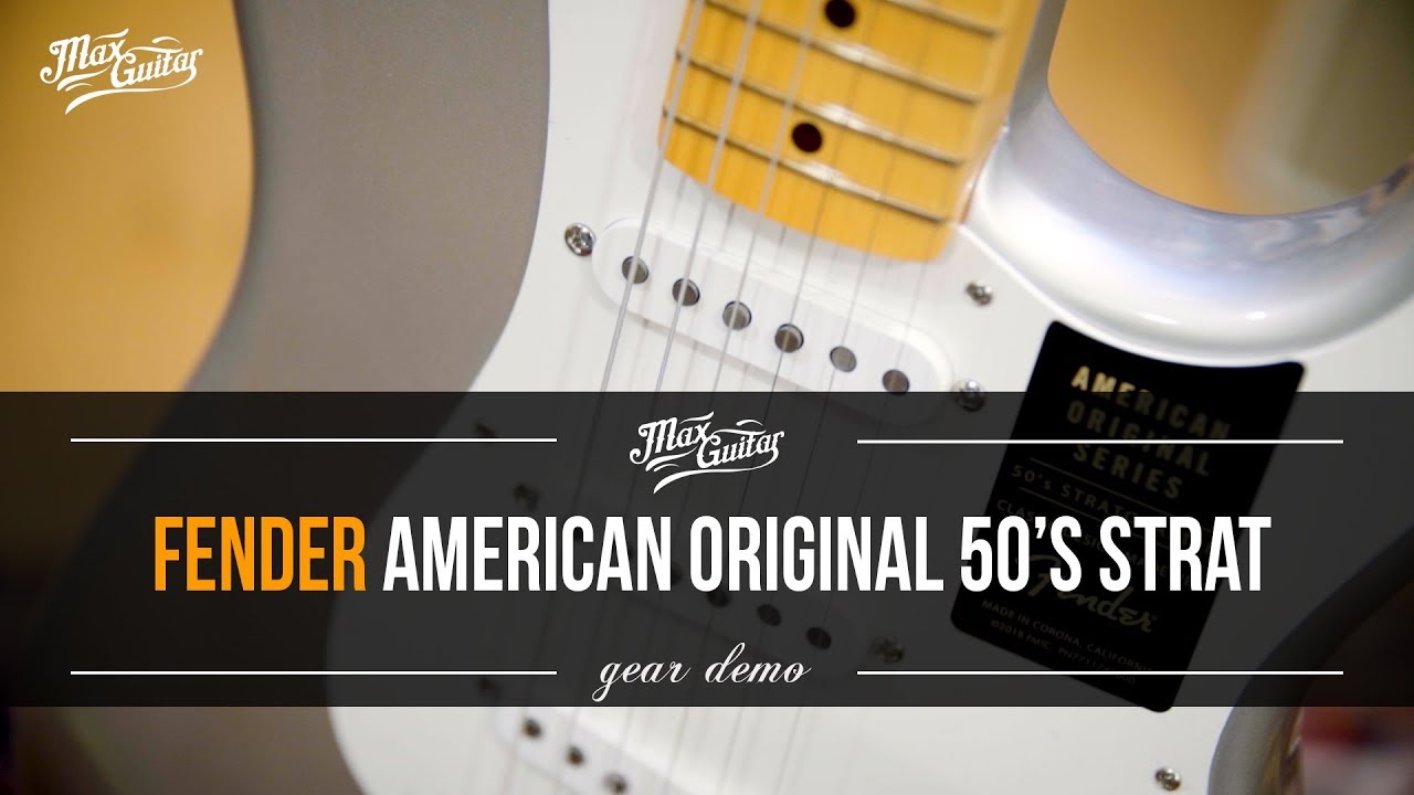 The 2020 Fender American Original 50s Stratocaster in Inca Silver