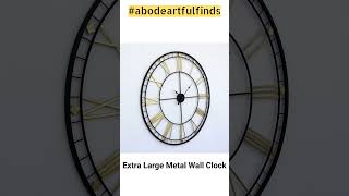 Buy Craftter Extra Large Metal Wall Clock | Amazon India