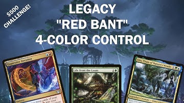 Finding the BEST Legacy control deck for $500! Legacy 4-Color Bant Control red splash challenge! MTG