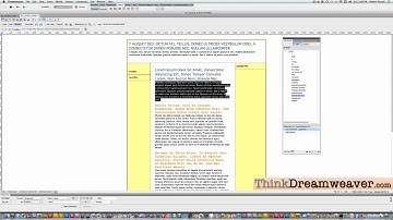 Dreamweaver CS5.5 CSS Div tag creation tutorial part 5