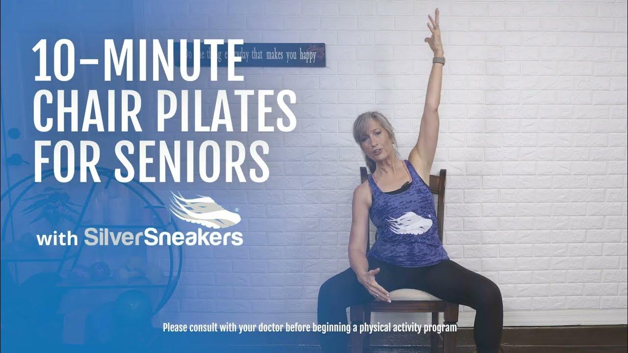 10Minute Chair Pilates for Seniors YouTube