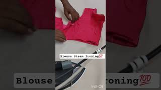 blouse steam ironing | blouse iron kaise kare #shortvideo #howtoiron #blouse