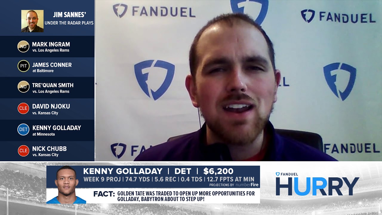 FanDuel Hurry Up: Kenny Golladay