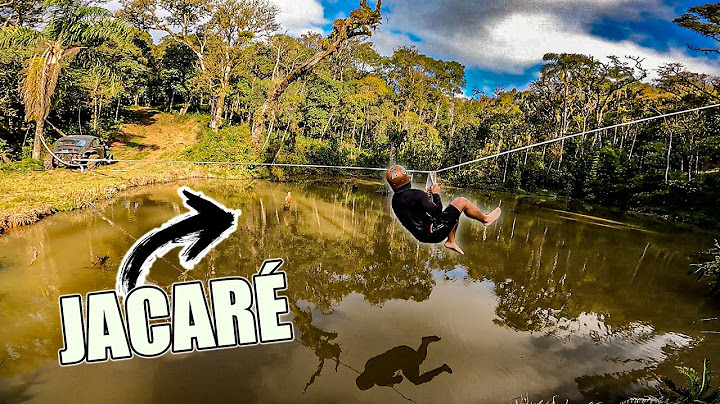 DEADLY zipline at LAGO do JACARÉ