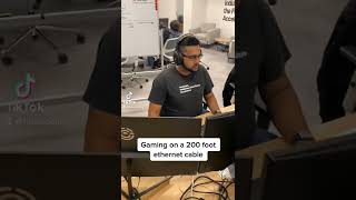 Gaming On A 200 Foot Ethernet Cable... Resimi