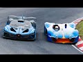 Bugatti Bolide vs Alpine Vision GT at Nordschleife