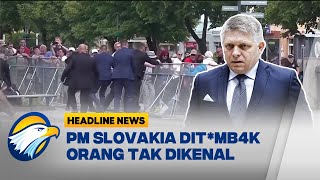 Perdana Menteri Slowakia Dit*mb4k Saat Sedang Menemui Demonstran