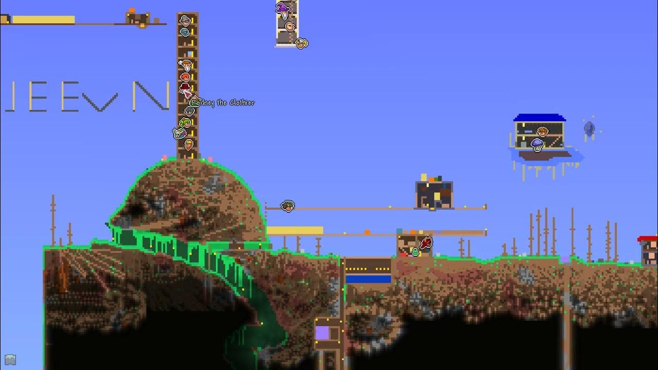 How to get *ALOT* of Iron Bars Terraria YouTube