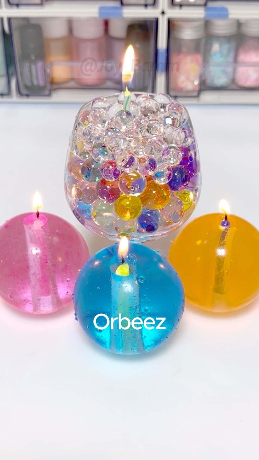 ?️DIY Orbeez Candle! #nanotape