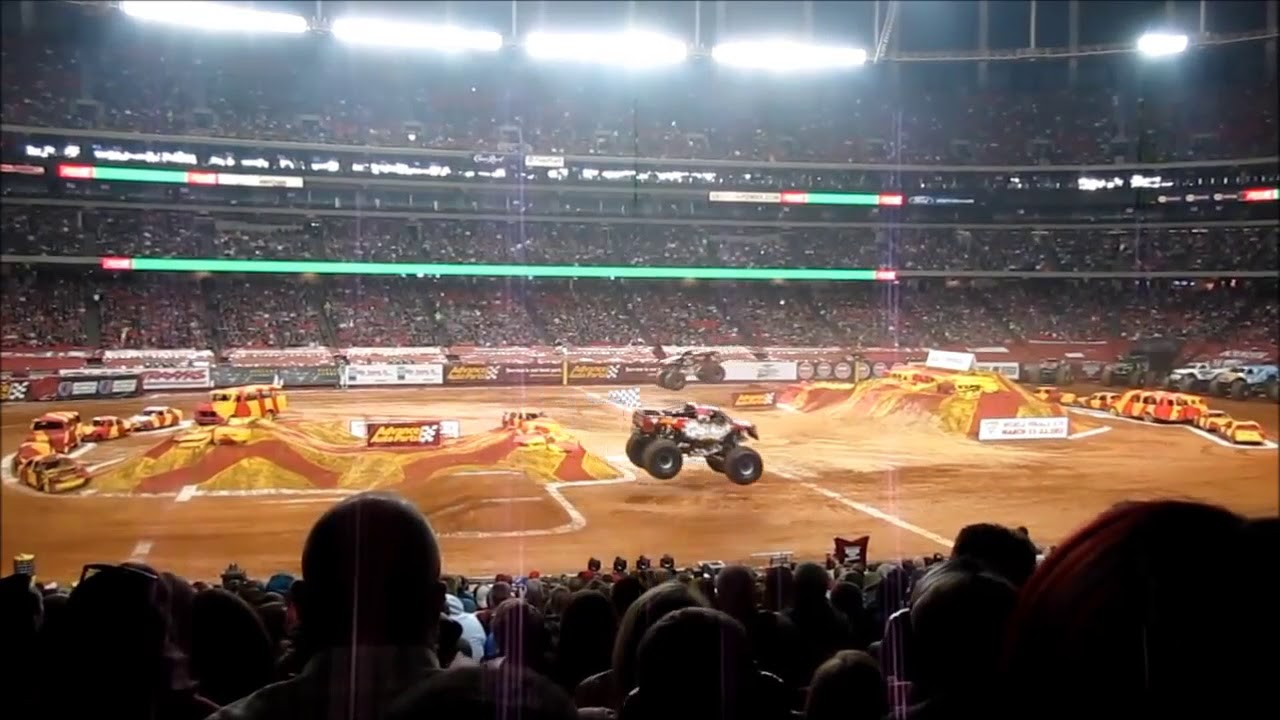 Monster Jam, 2013, Atlanta GA, Dome, 3/16/13 (Full Show) YouTube