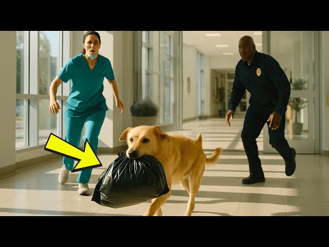 A Stray Dog Carried a Black Garbage Bag Into the Hospital — When They  Opened It, They Froze - YouTube