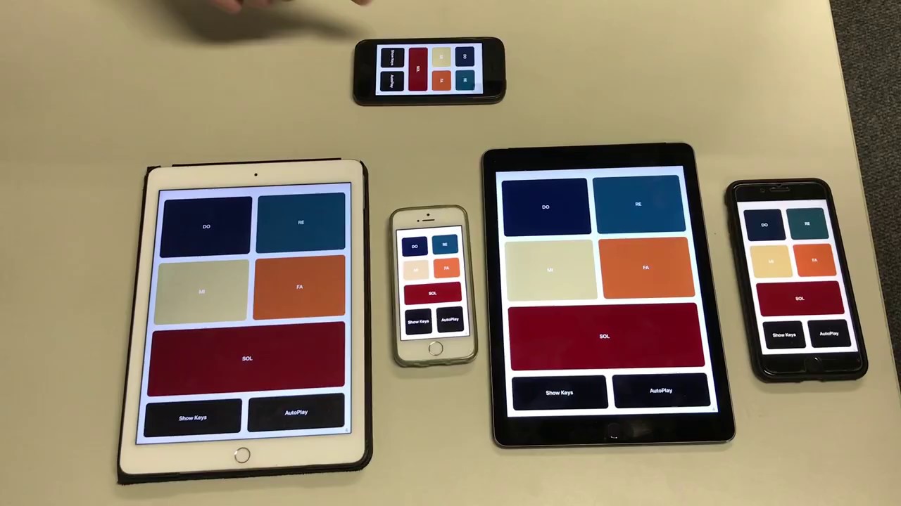 Multipeer Connection Example - Piano - YouTube