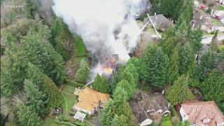 Human remains found in burned-out Issaquah home