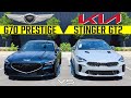 SPORT SEDAN SHOWDOWN! -- 2022 Genesis G70 vs. 2022 Kia Stinger: Comparison