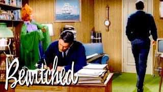 Darrin Has Been Split Into Two Halves | Bewitched