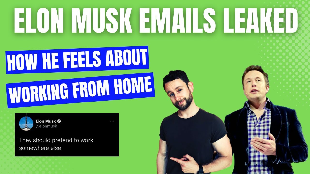Elon Musk Shares His Opinion on Working From Home - YouTube