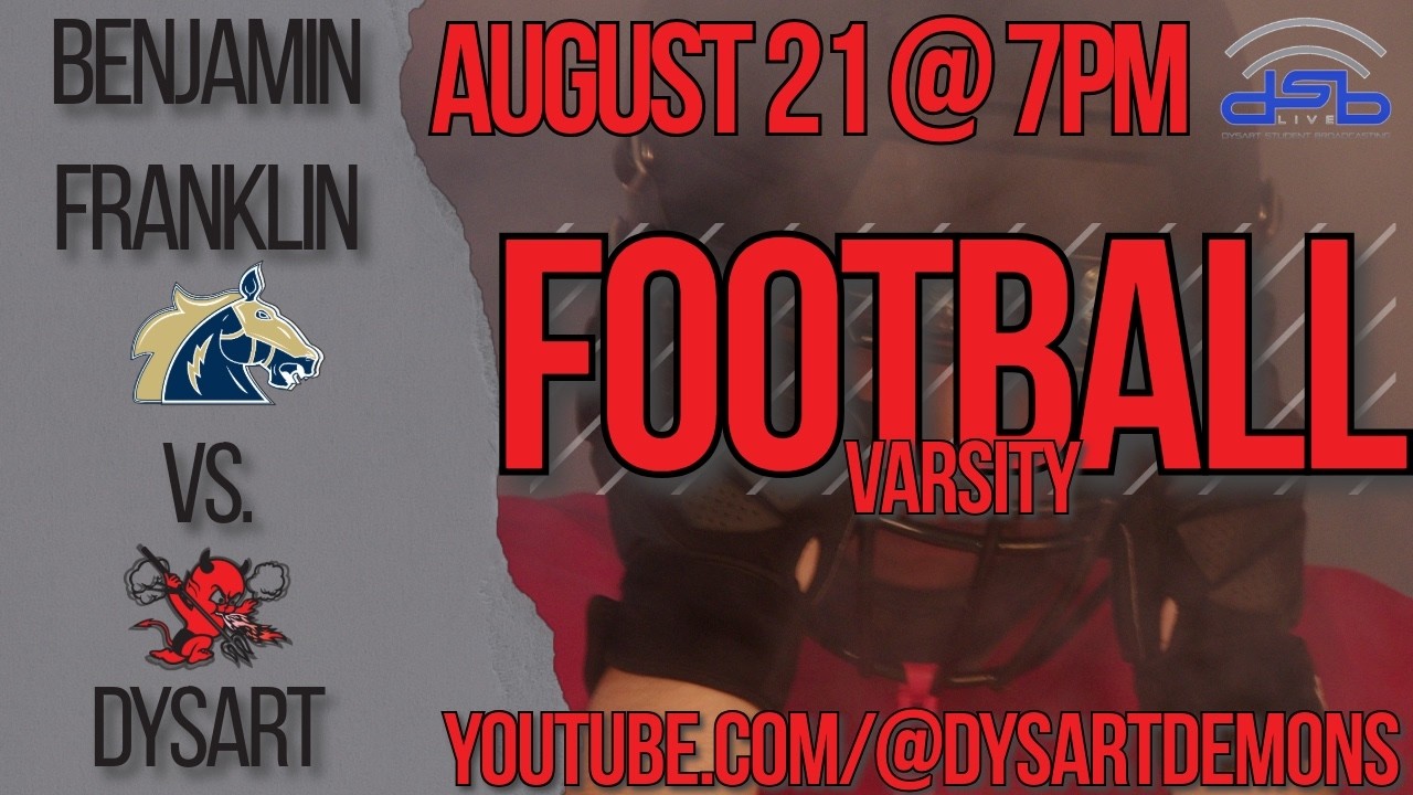 August 21: Benjamin Franklin vs Dysart- Football