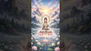 Buddhist Meditation Music | Peaceful Dawn with Guanyin and Sacred Lotuses. #meditationmusic