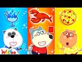 🔴 LIVE: Eating Only One Color of Food Challenge | Wolfoo Family Kids Cartoon