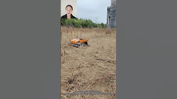 petrol sharp mowing blades cutting width 800mm remotely controlled grass trimmer