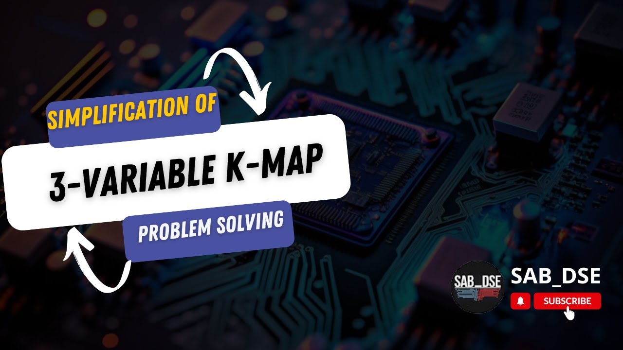 Simplification of 3-Variable Boolean Expression Using K-Map | Problem ...