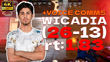 WICADIA (26-13) rt:1.83 +VOICE COMMS l EU FACEIT RANKED (anubis) | #cs2 #pov