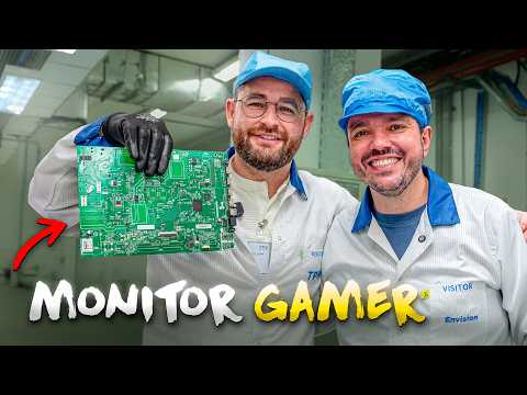 FalleN e Gaules visitam a FÁBRICA da AOC em Manaus e mostram como nascem os monitores gamers