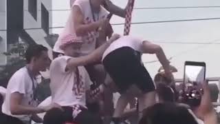 Domogoj Vida otobüsten düştü ve sonrası
