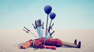 SWORDCASTER & BALLOON ARCHER vs EVERY UNIT - Totally Accurate Battle Simulator TABS