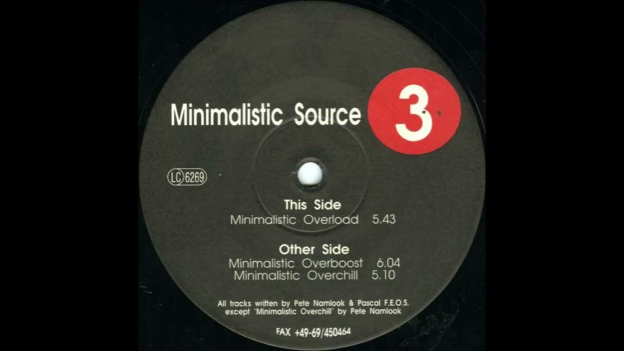 Minimalistic Source - Minimalistic Overboost [PK 08/41]