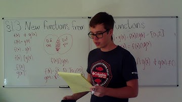 UCI MATH 2a: 1.3 New Functions from Old Functions