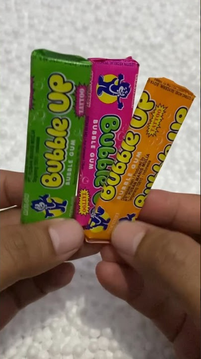 hunting jajanan permen karet bubble up dalam butiran styrofoam #shorts #jajananseru #jajananviral
