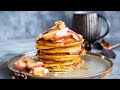 The FLUFFIEST Pumpkin Pancakes (Secretly Healthy!) - Hot Chocolate Hits