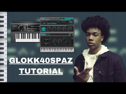 making a wild beat for glokk40spaz